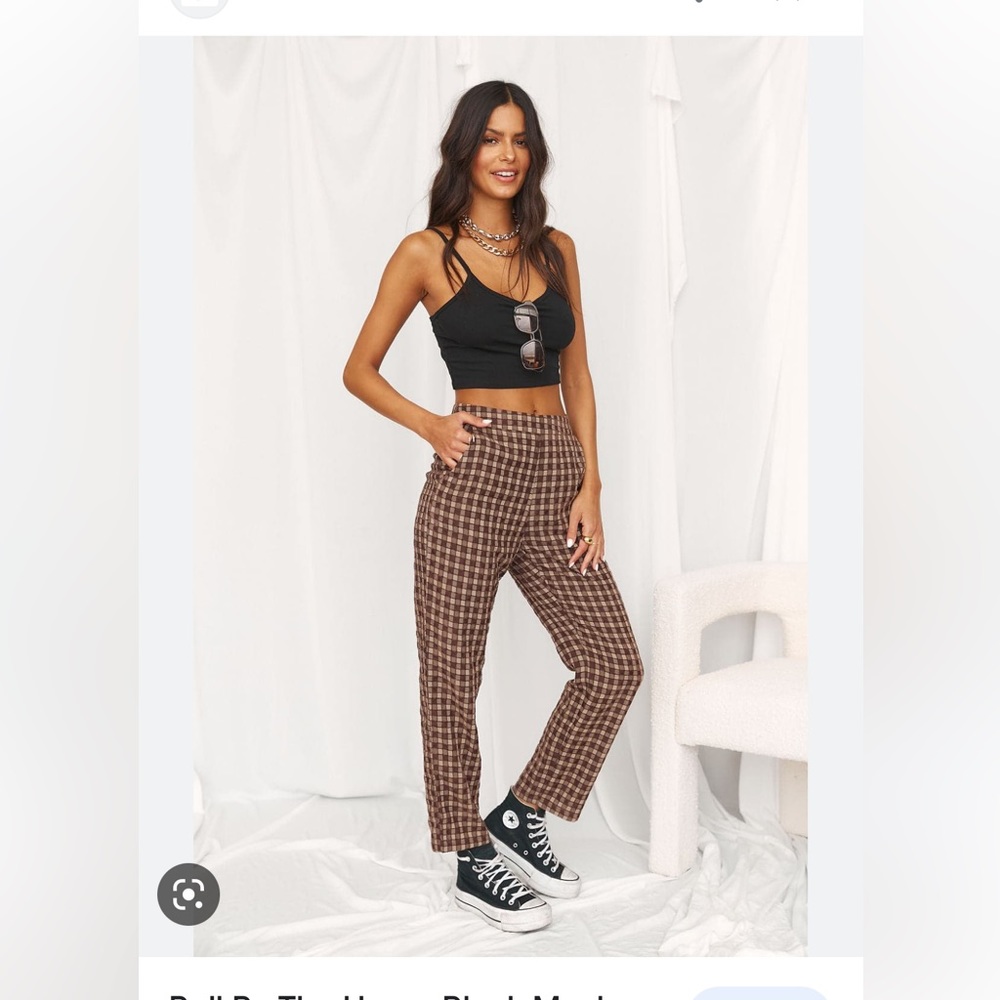 12th the tribe Checkered pants